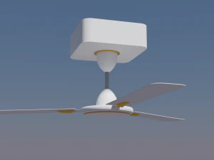 Ceiling fan High Resolution Game Ready Asset 3D Model