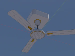 Ceiling fan High Resolution Game Ready Asset 3D Model