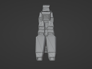 3D Sci-Fi Weapon Game Ready Low-Poly 3D Weapon Model 3D 모델