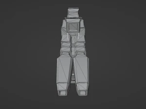3D Sci-Fi Weapon Game Ready Low-Poly 3D Weapon Model 3D Model
