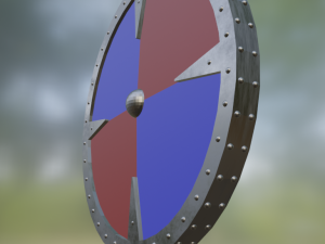 Round shield 3D Model