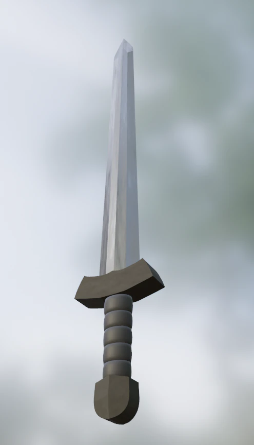 Viking Sword 3D Model .c4d .max .obj .3ds .fbx .stl .blend