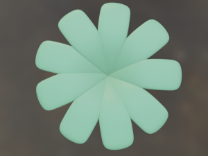 A flower pot with some kind of flower Modelo 3D