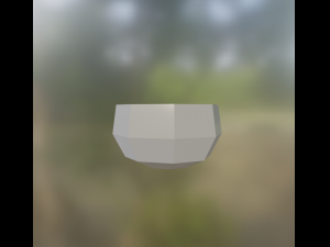 A flower pot but without a flower Model 3D