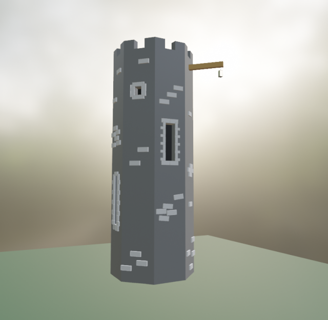 Lowpoly tower Modelo 3D .c4d .max .obj .3ds .fbx .stl .blend 