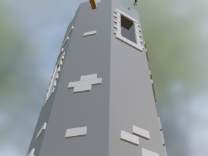 Lowpoly tower Modelo 3D