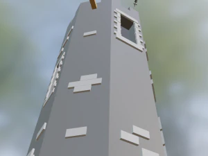 Lowpoly tower 3D Model