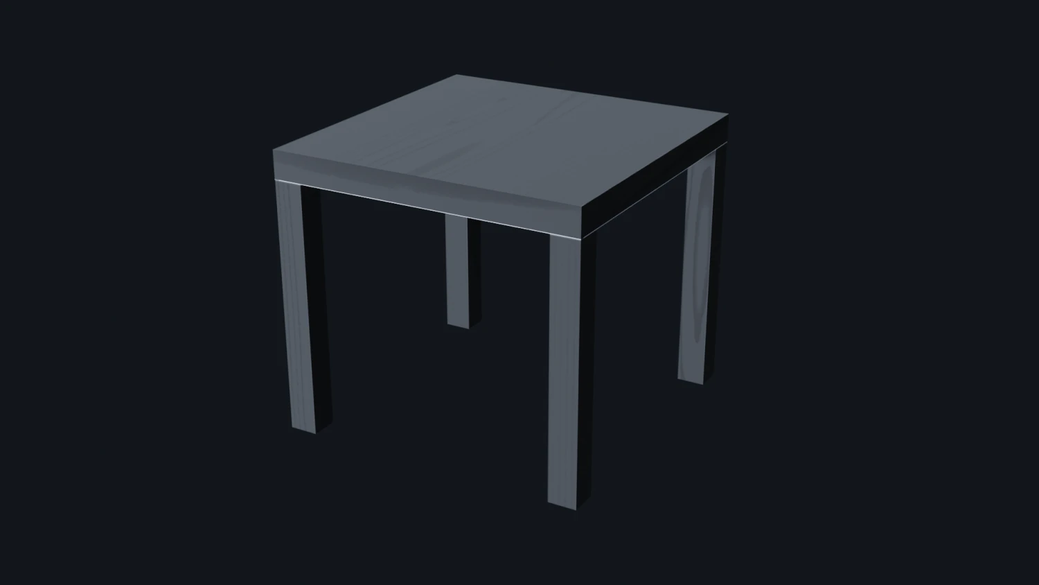 CofeeTabel 55x55 3D Model .c4d .max .obj .3ds .fbx .stl .blend 
