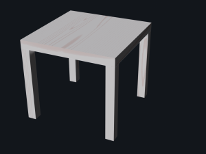 CofeeTabel 55x55 3D Модель