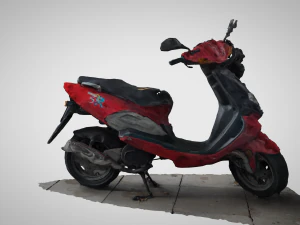 Escaneo 3D de ciclomotor bicicleta-motocicleta Modelo 3D