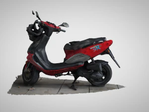 Escaneo 3D de ciclomotor bicicleta-motocicleta Modelo 3D