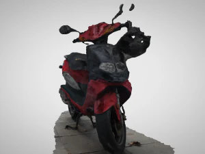 Escaneo 3D de ciclomotor bicicleta-motocicleta Modelo 3D