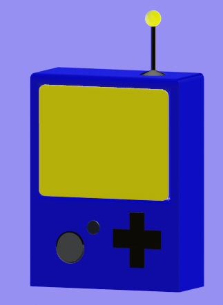 Gameboy Modelo 3D .c4d .max .obj .3ds .fbx .stl .blend 