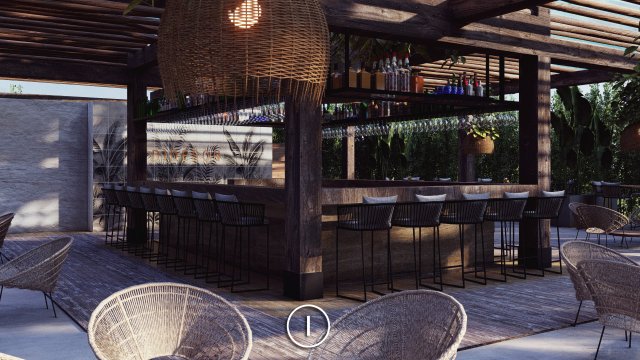 Restaurante 3D मॉडल .c4d .max .obj .3ds .fbx .stl .blend 