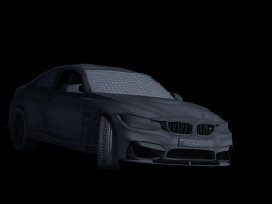 M4 car realistic model 3D Model