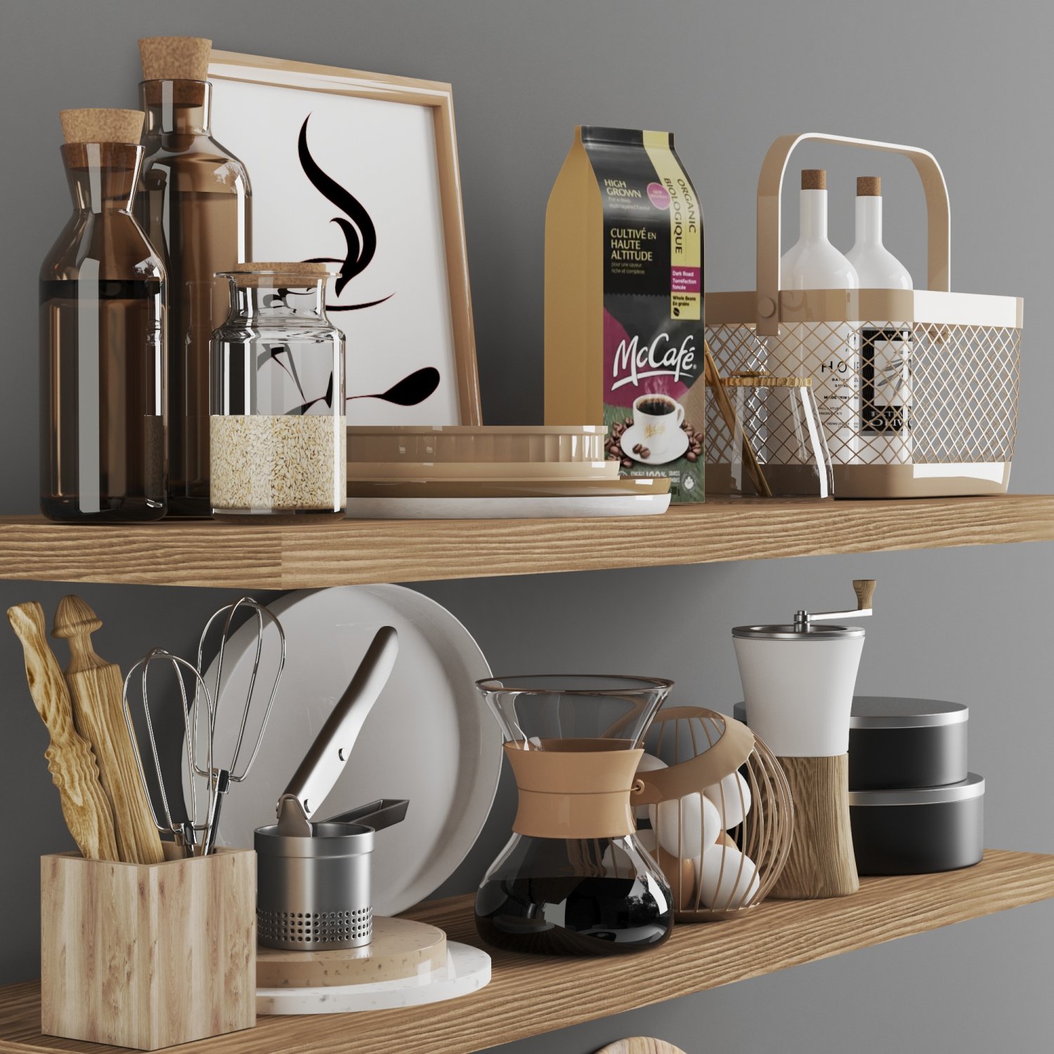 Kitchen accessories 3D Model in Kitchen 3DExport
