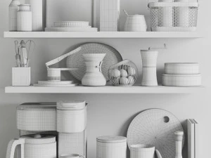 Kitchen accessories019 3D Model