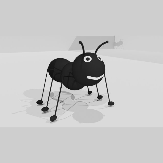 Ant 3D Model .c4d .max .obj .3ds .fbx .stl .blend 