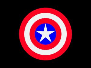 Captain America Shield Modello 3D