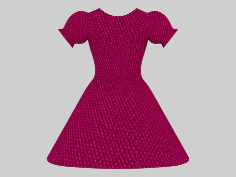 Cinderella Dress 3D Model