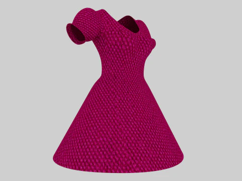 Cinderella Dress 3D Model