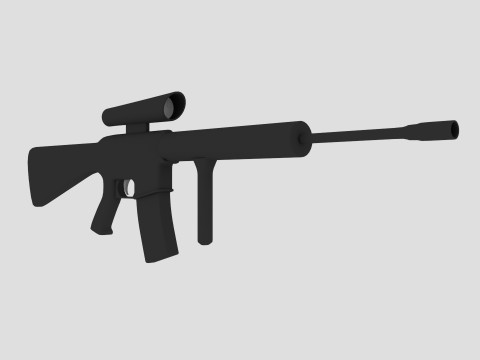 Assault Rifle 3Dモデル
