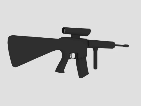Fusil d'assaut Modèle 3D