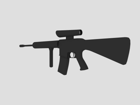 Assault Rifle 3Dモデル