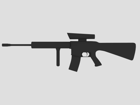 Assault Rifle 3Dモデル