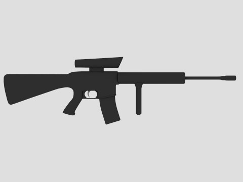 Assault Rifle 3Dモデル