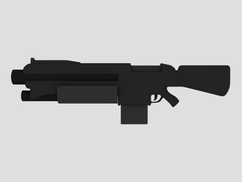 Space Marine Rifle Modelo 3D
