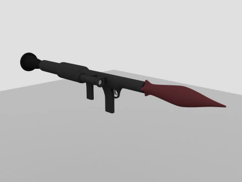 火箭发射器 3D 模型