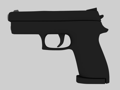 Pistol Model 3D