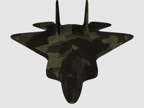 Jet Fighter 3D Model