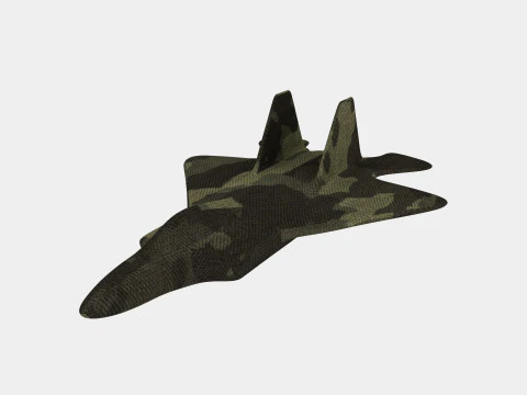 Ca&ccedil;a a jato Modelo 3D