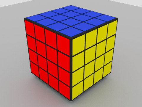 Rubik Cubes 3D 모델