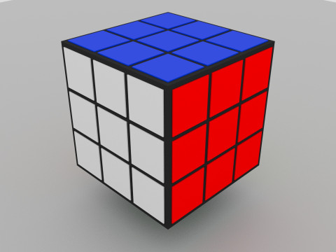 Rubik Cubes 3D 모델