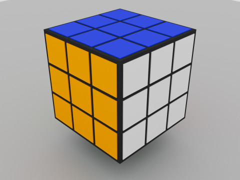 Rubik Cubes 3D 모델