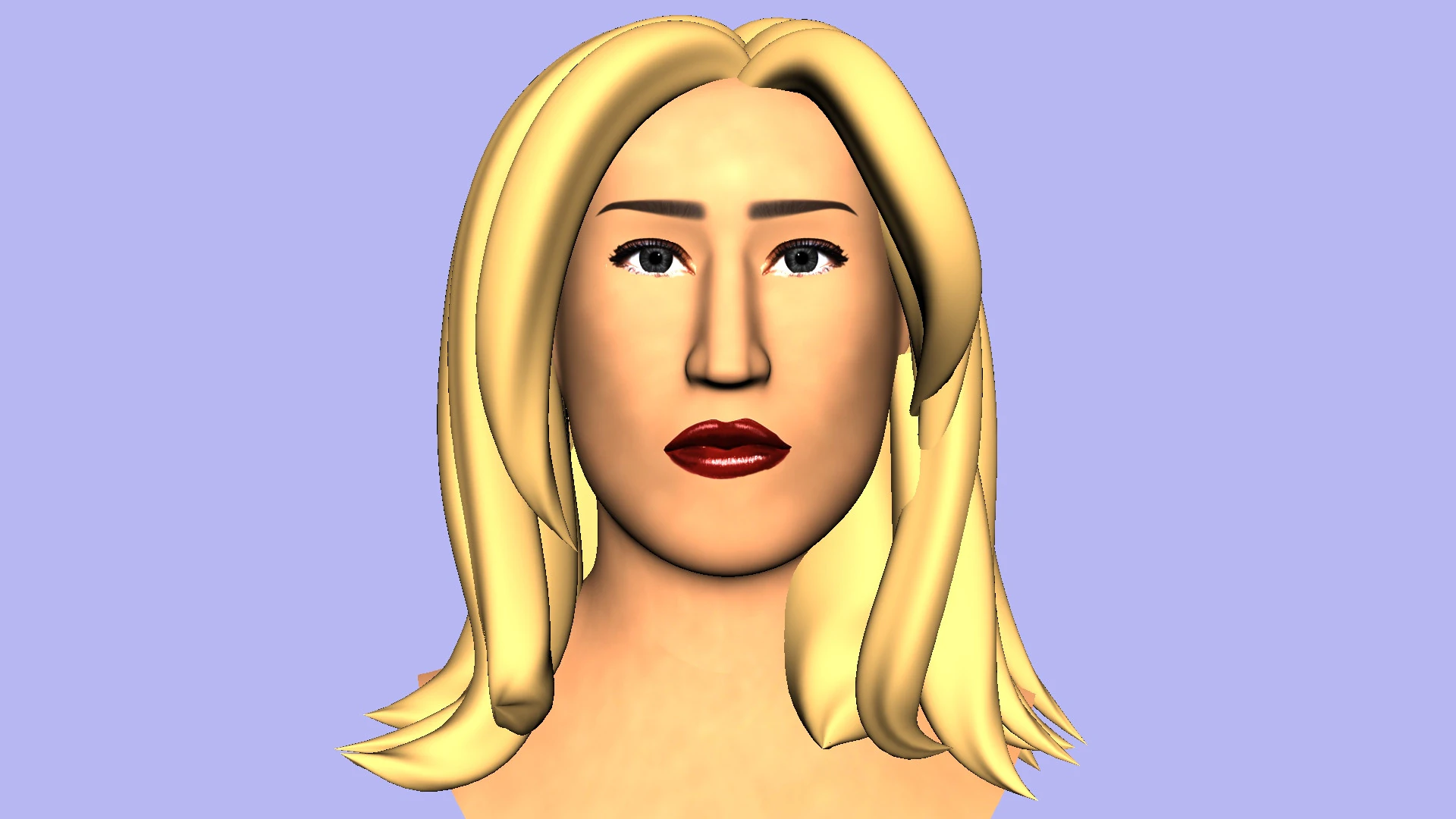 Anna Marisax Statue 3D Model .c4d .max .obj .3ds .fbx .stl .blend