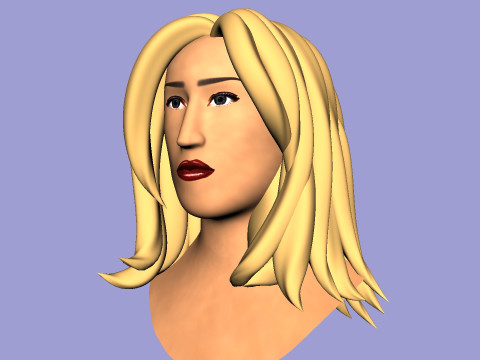 Anna Marisax Statue Modelo 3D