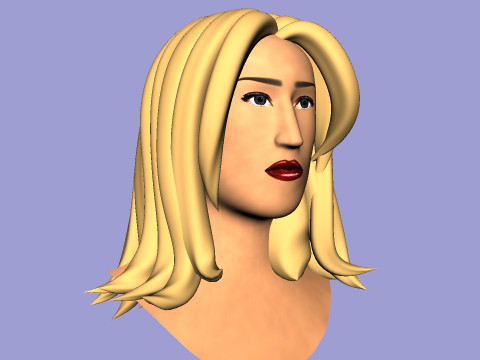 Anna Marisax Statue Modelo 3D