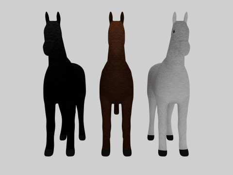 Horse Asset Model 3D