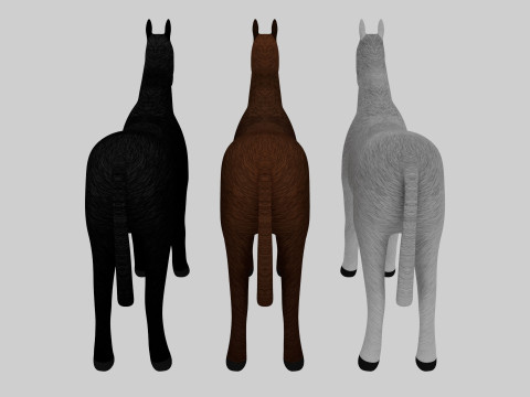 Horse Asset 3D 模型