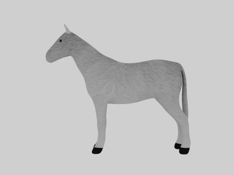 Horse Asset 3D Model