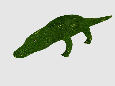 Alligator 3D Model
