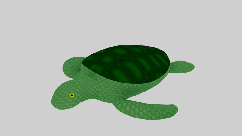 Turtle 3D Model .c4d .max .obj .3ds .fbx .stl .blend 