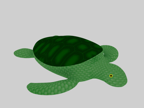 Turtle 3D मॉडल