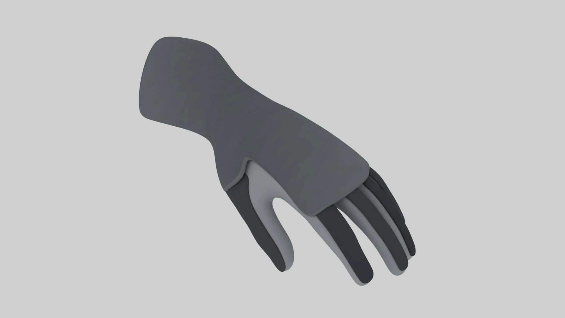 Armored Glove Gauntlet 3D Model .c4d .max .obj .3ds .fbx .stl .blend 