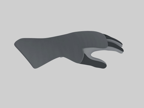 Armored Glove Gauntlet 3D 모델