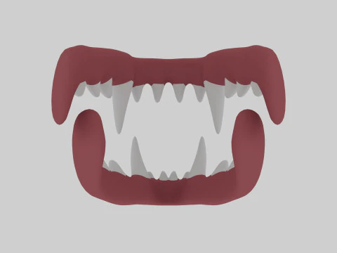 Dinosaur Teeth 3D Model